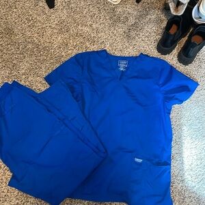 Cherokee Blue Scrub Set